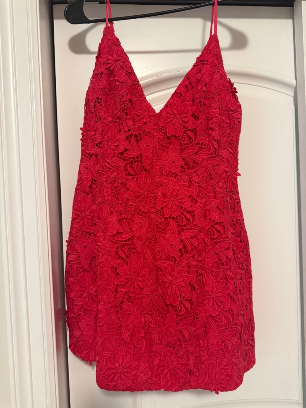 Soft Petal Dreams Embroidered Mini Dress Pink